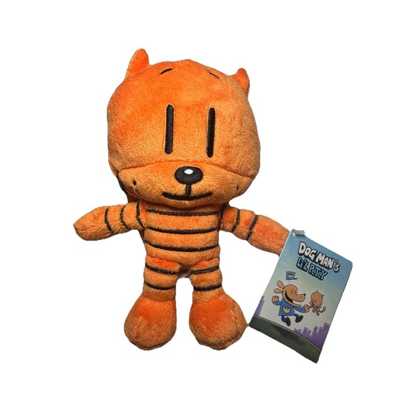 Dog Man Li'l Petey Plush 7" Dream Works Merry Makers Stuffed Animal Dav Pilkey - Picture 3 of 3